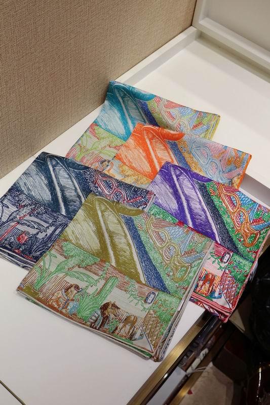 Hermes silk Scarf 90X90cm E022802