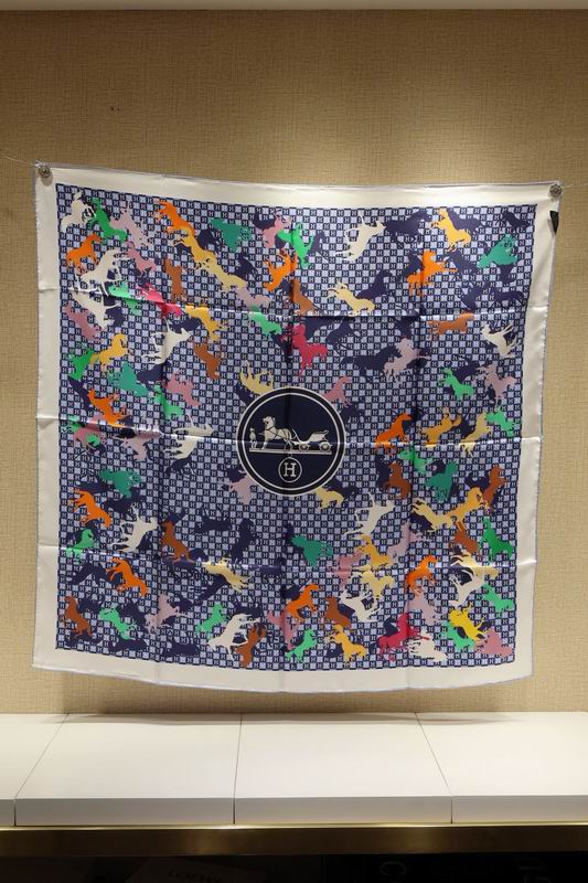 Hermes silk Scarf 90X90cm E022803