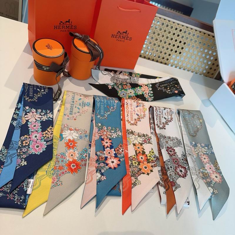 Hermes silk ribbon 5X86.5cm E030712
