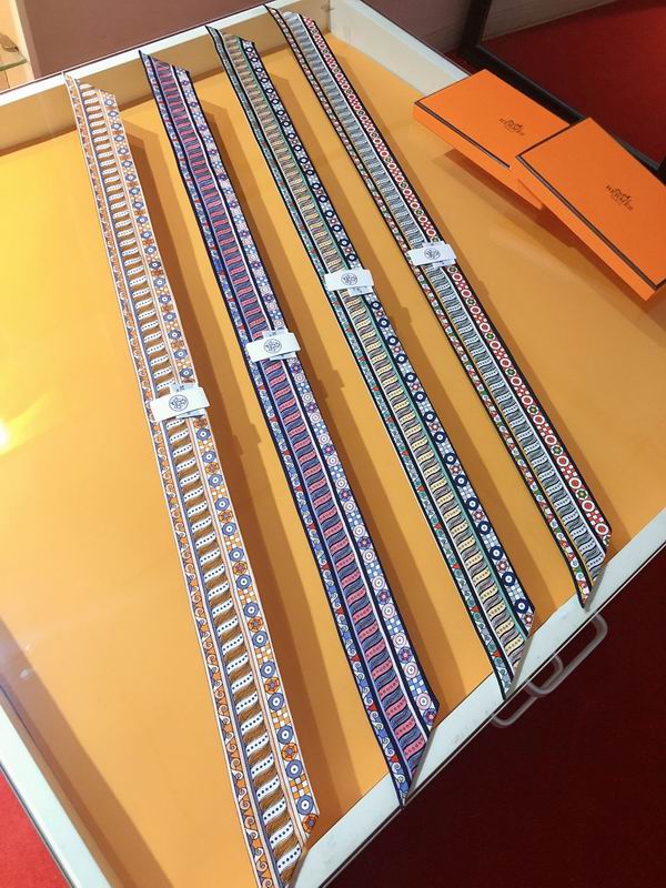 Hermes silk ribbon 5X86cm E051704