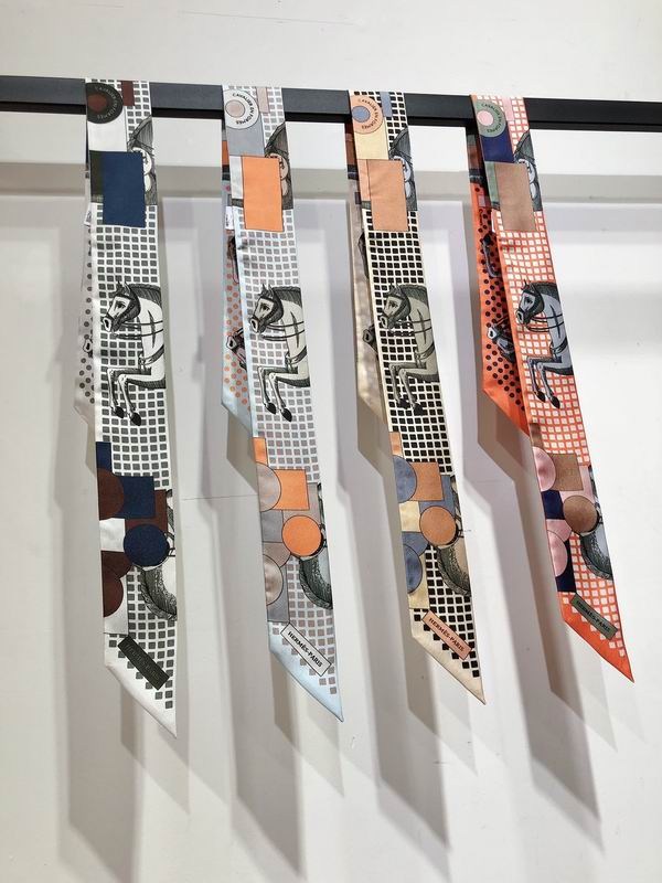 Hermes silk ribbon 5X86cm E011010