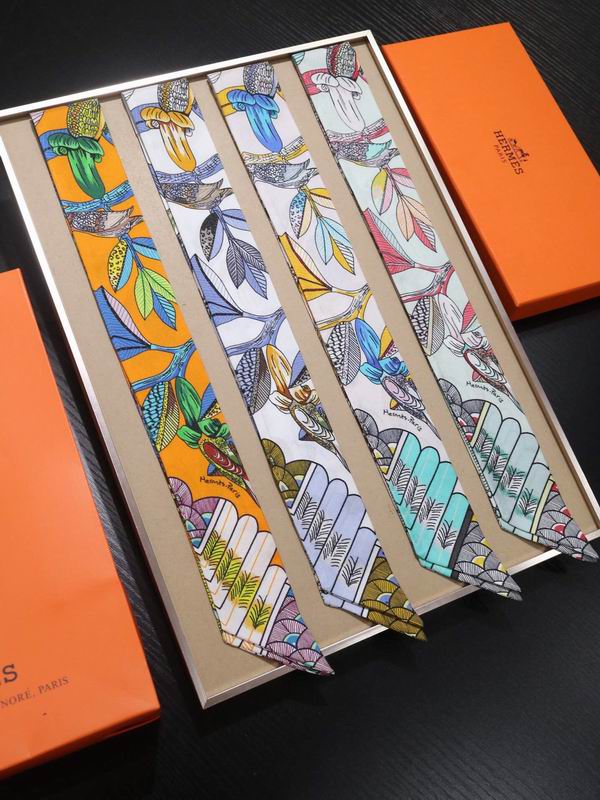 Hermes silk ribbon 5X86cm E0509132