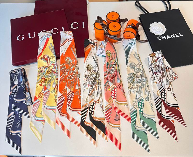 Hermes silk ribbon hm37