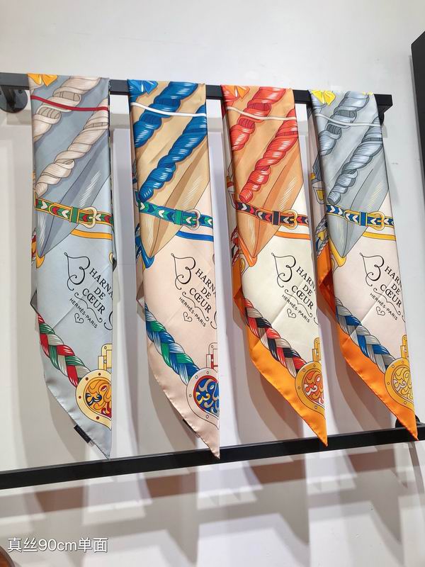 Hermes silk scarf 90X90cm E021301