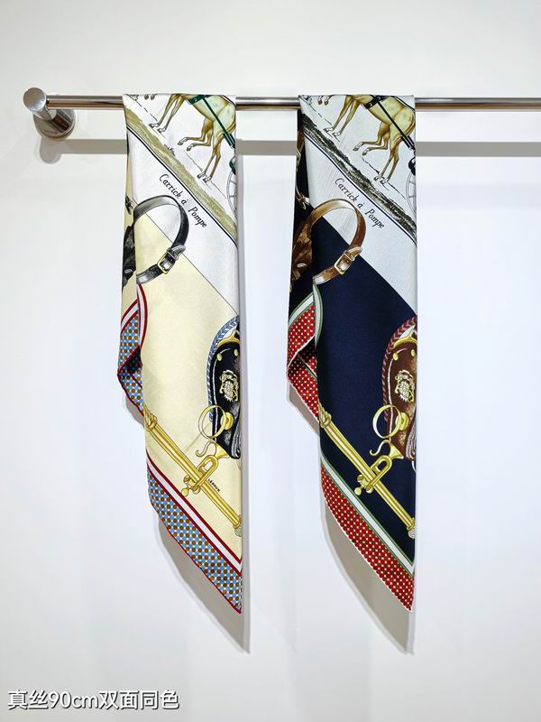 Hermes silk scarf 90X90cm E031304