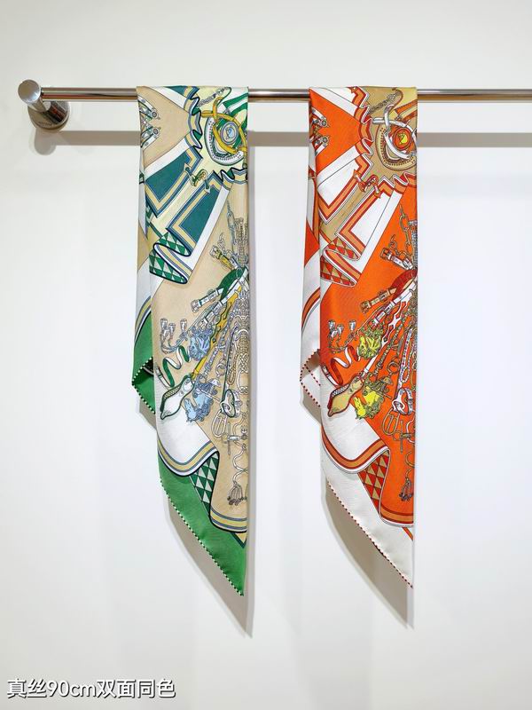 Hermes silk scarf 90X90cm E031305