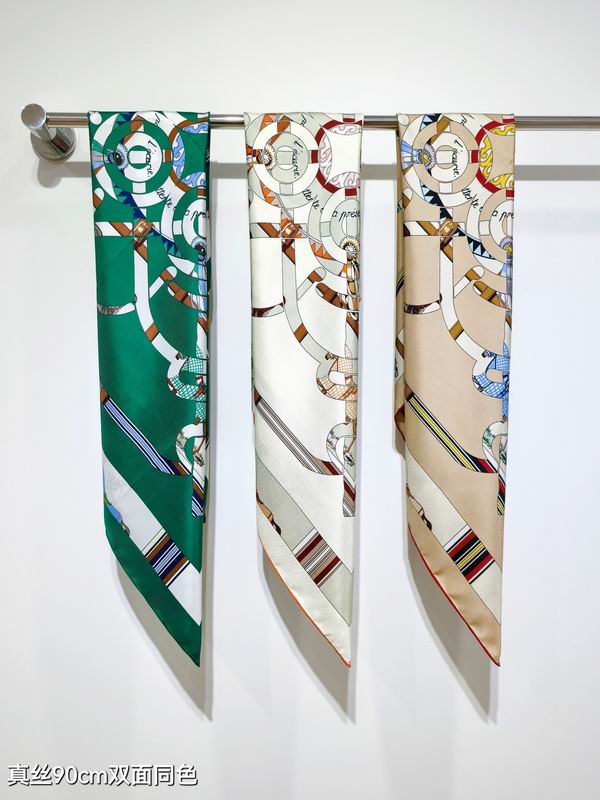 Hermes silk Scarf 90X90cm E030147