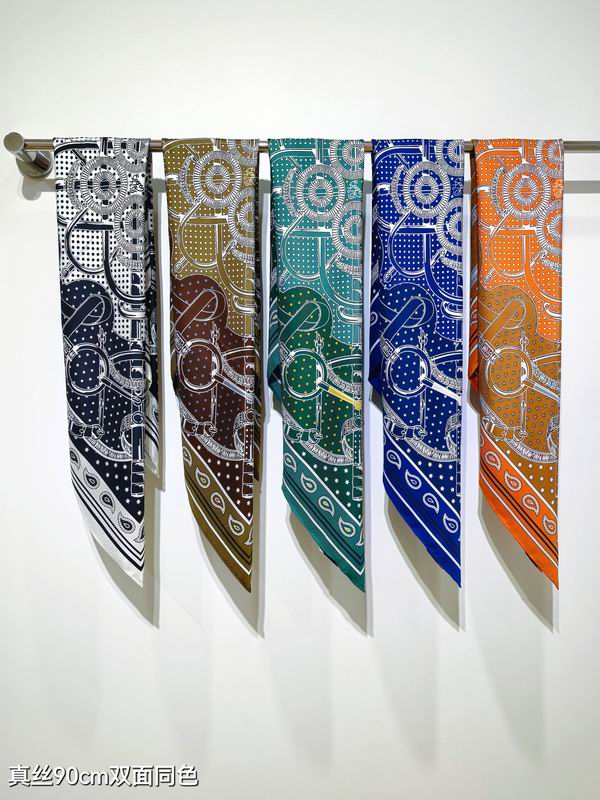Hermes silk Scarf 90X90cm E030148