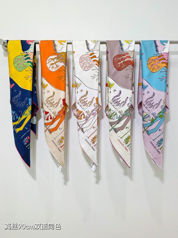 Hermes silk scarf 90X90cm E032252