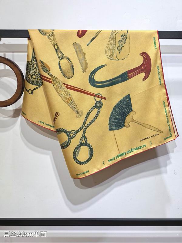 Hermes silk scarf 90X90cm E050954