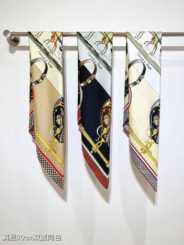 Hermes silk Scarf 90X90cm E032961