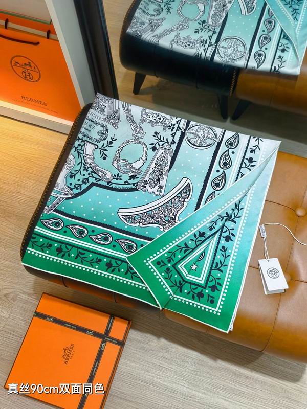 Hermes silk scarf hm37