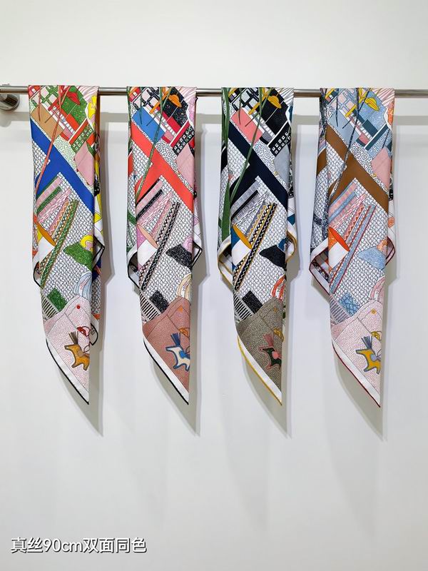 Hermes silk scarf hm36