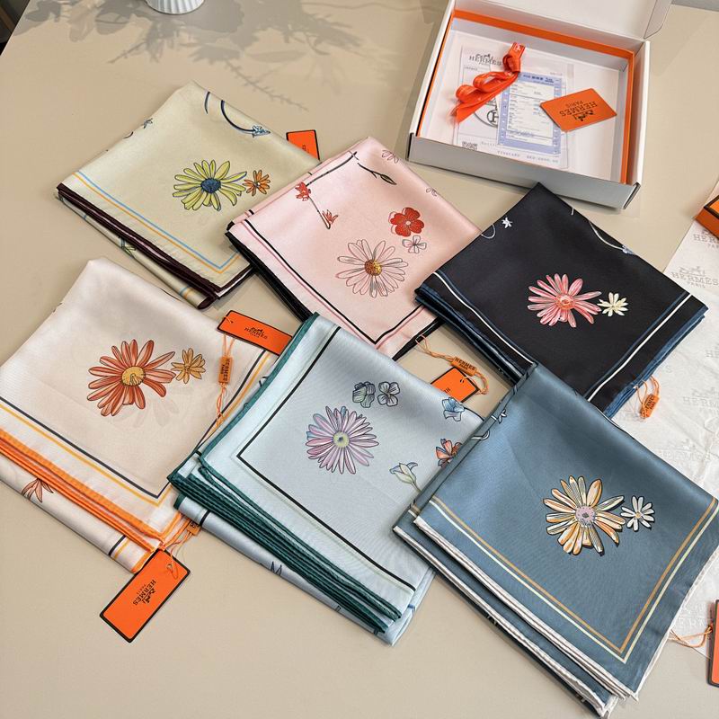 Hermes silk scarf hm18