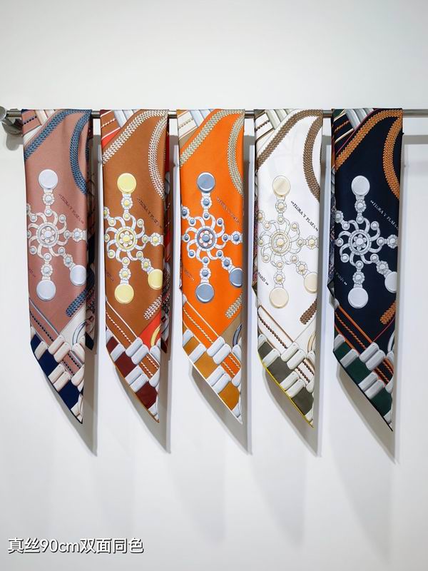 Hermes silk scarf hm33