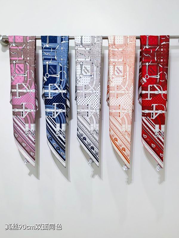 Hermes silk scarf hm46