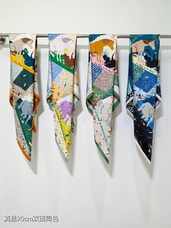Hermes silk scarf hm32