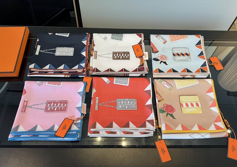 Hermes silk scarf hm02