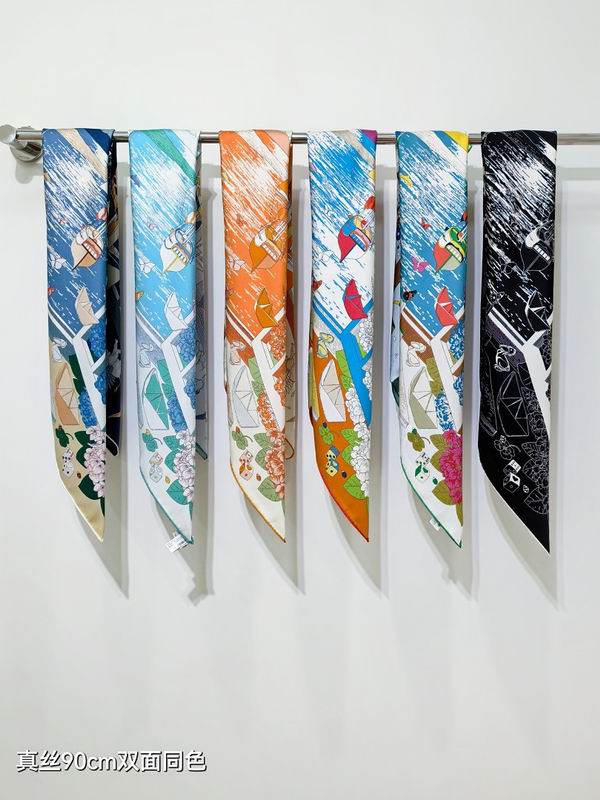 Hermes silk scarf hm04