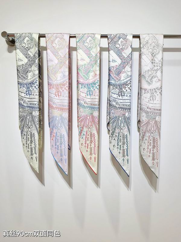 Hermes silk scarf hm42