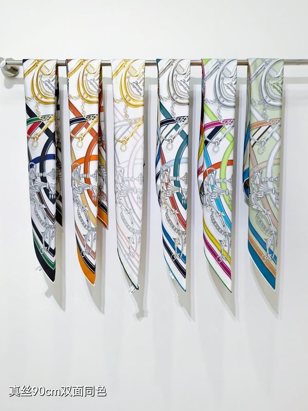 Hermes silk scarf hm39