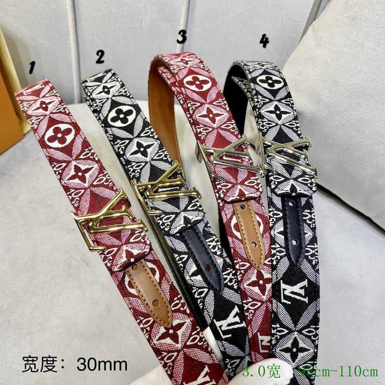 LV Belt 30mmX95-110cm 7D63