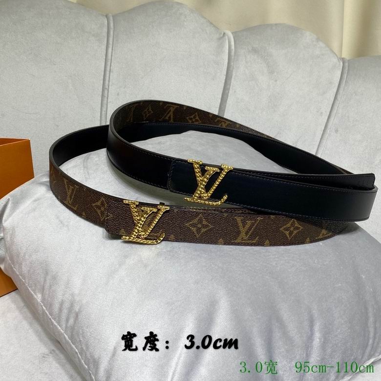 LV Belt 30mmX95-110cm 7D64