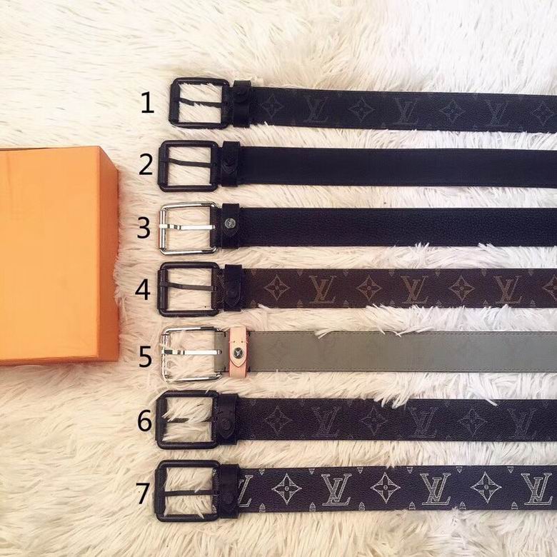 LV Belt 34mmX95-110cm 7D08