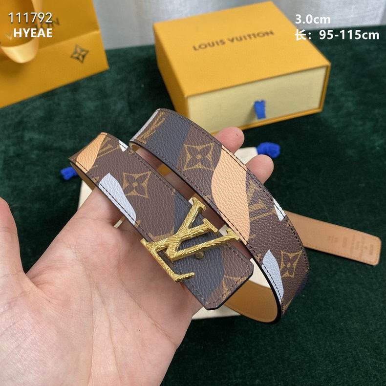 LV Belt 30mmX95-115cm 8L08