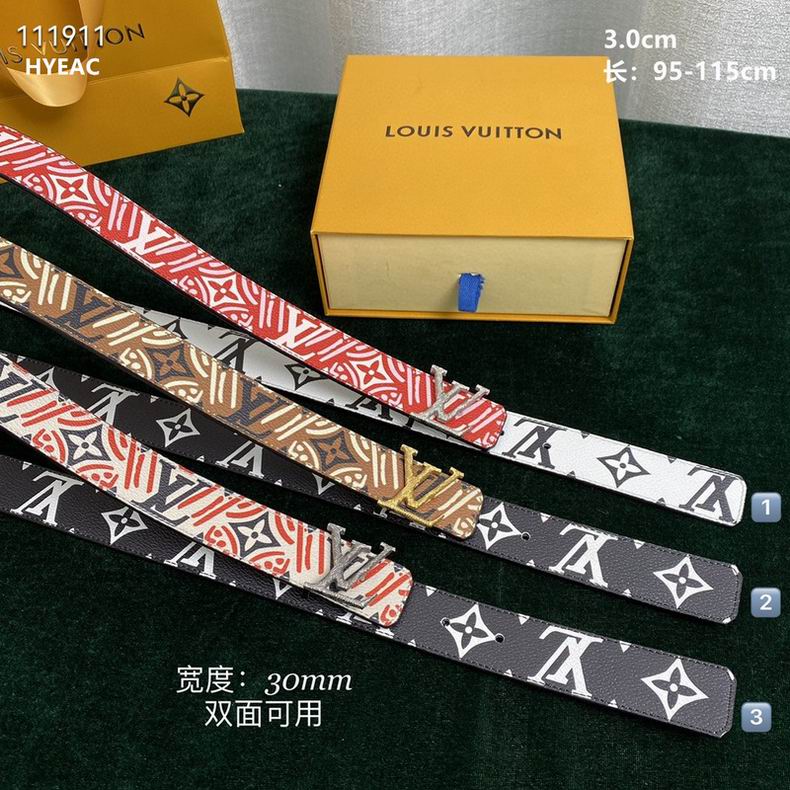 LV Belt 30mmX95-115cm 8L07