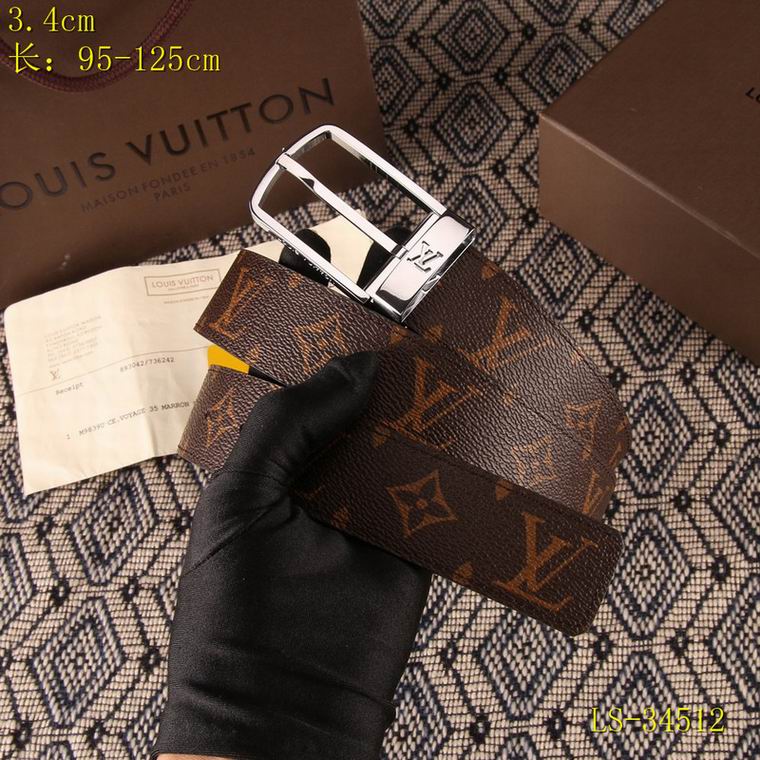 LV Belt 34mm 95-125cm 8L06