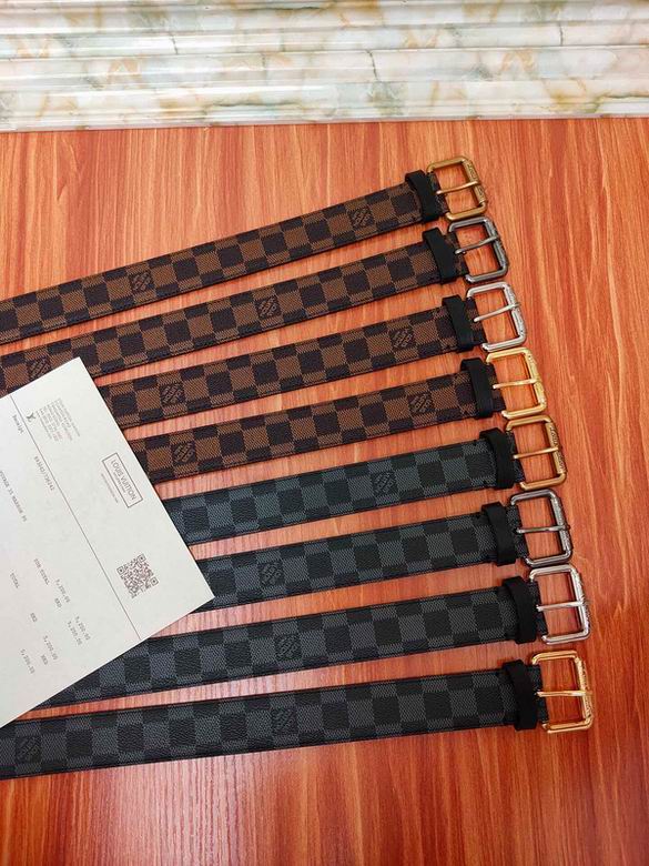 LV Belt 34mmX95-110cm 7D34