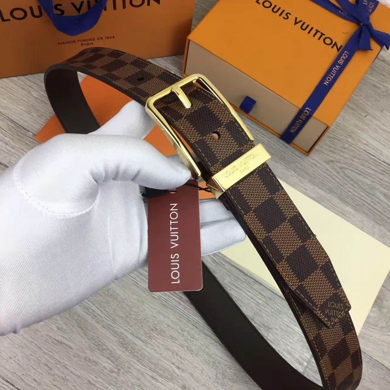 LV Belt 34mmX95-125cm 7D03