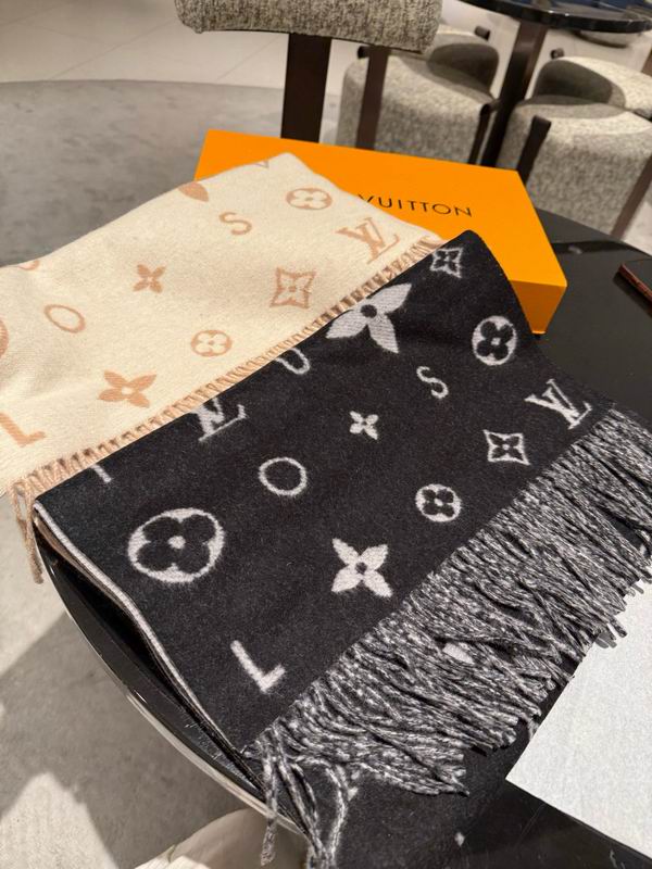 LV Scarf 220X40cm 100%山羊绒 E111605