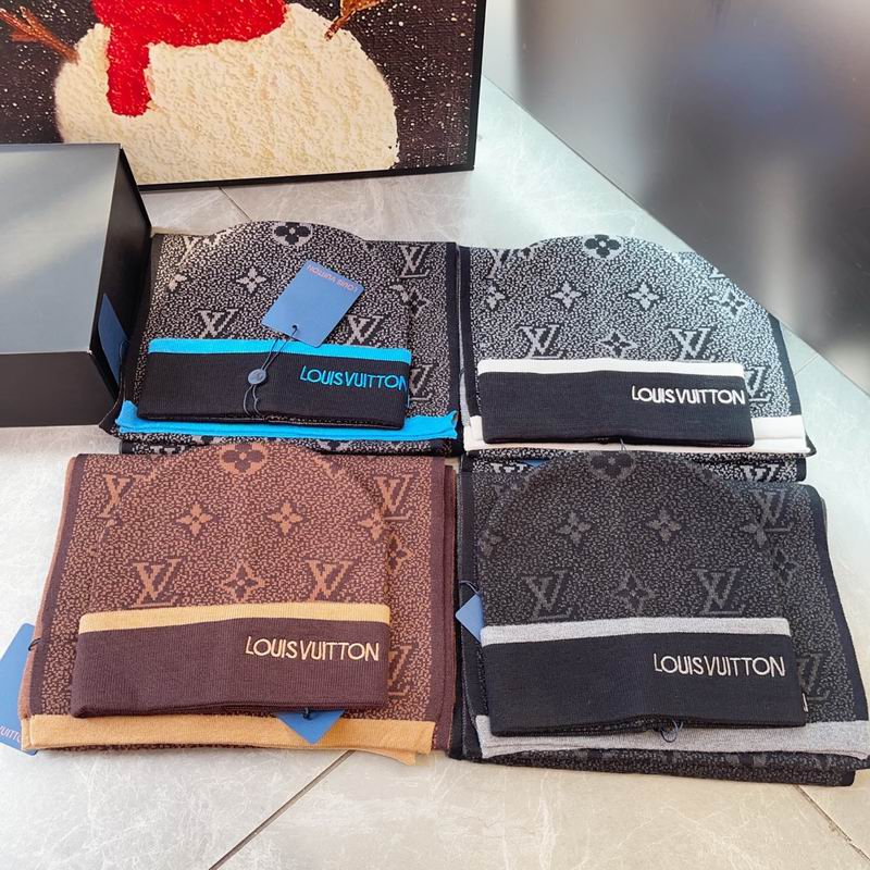 LV Scarf Hat 102601