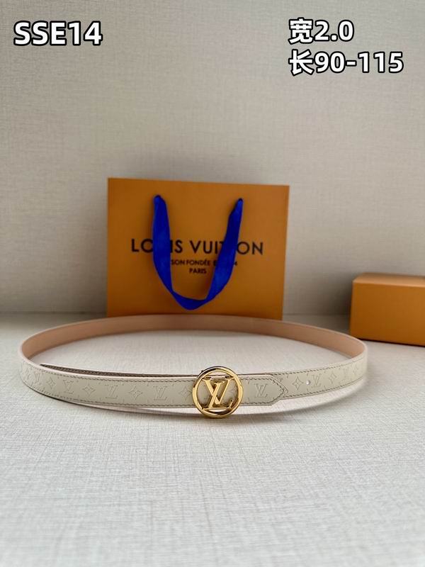 LV belt 20mmX90-115cm 8L29