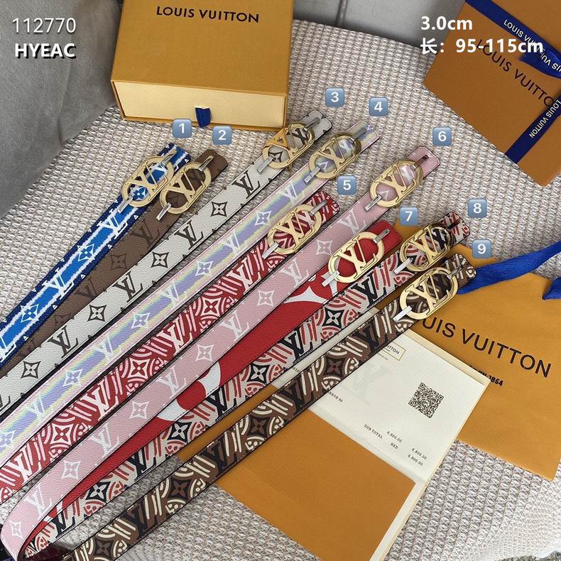 LV Belt 30mmX95-115cm 8L17