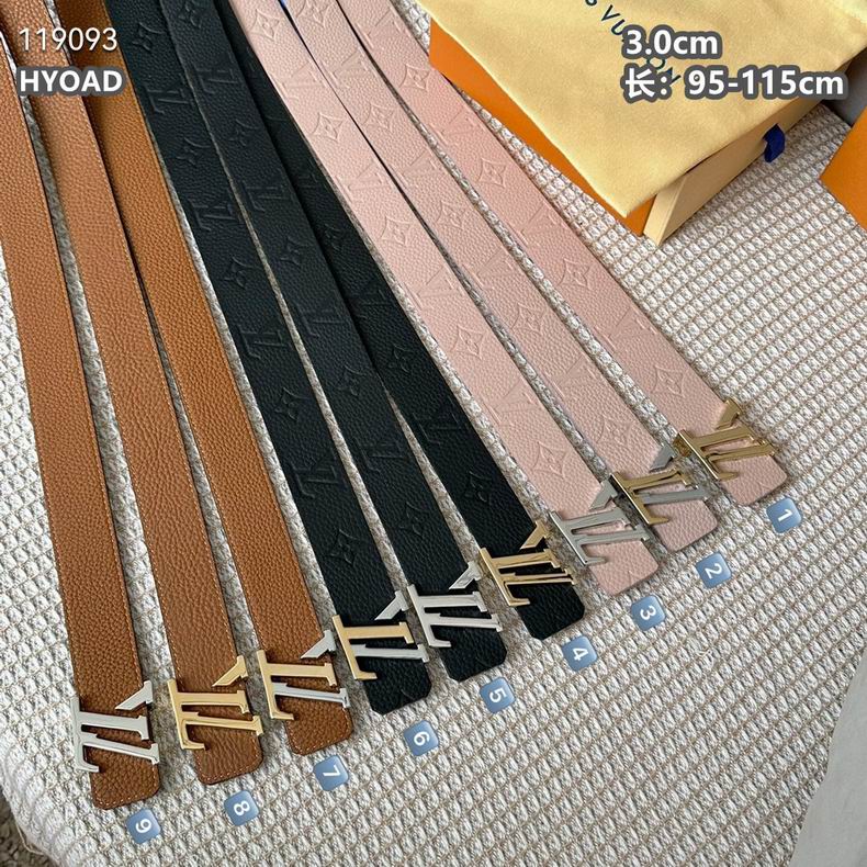 LV Belt 30mmX95-115cm 8L13