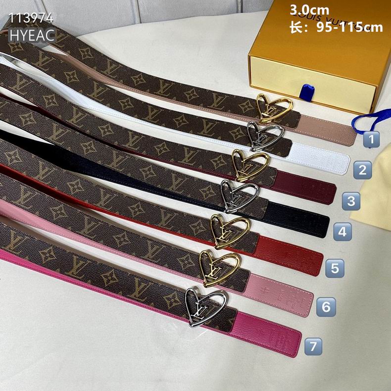 LV Belt 30mmX95-115cm 8L19