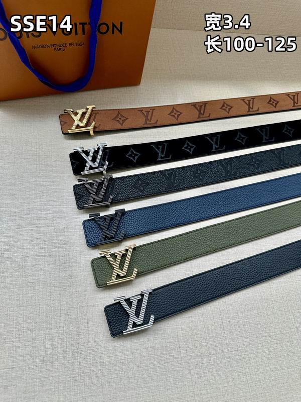 LV belt 34mmX100-125cm 8L03