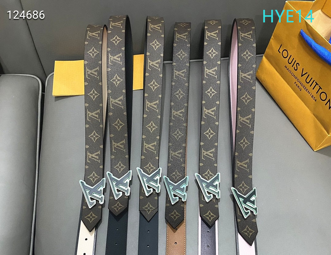 LV belt 34mmX95-125cm XH03