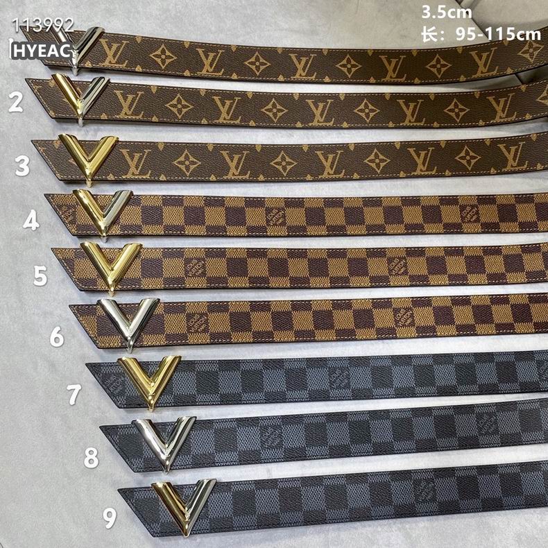 LV belt 35mmX95-115cm 8L02