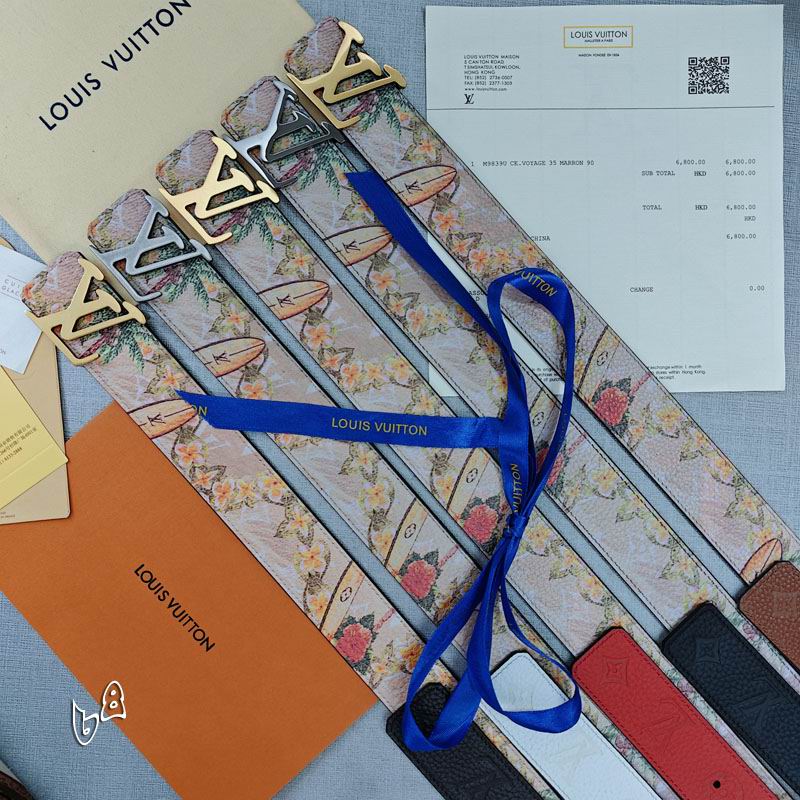 LV belt 38mmX90-125cm lb13