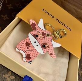 LV keyring 红色小牛
