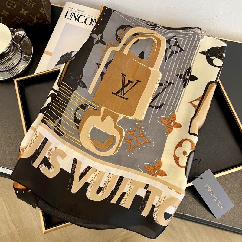 LV silk scarf 90-180cm E032933