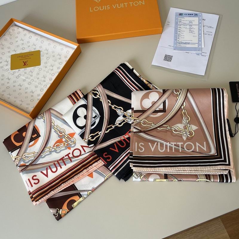LV silk scarf hm35