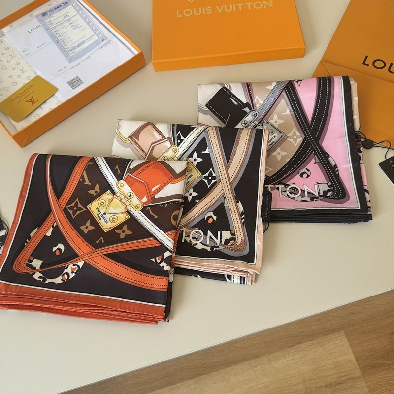 LV silk scarf hm29