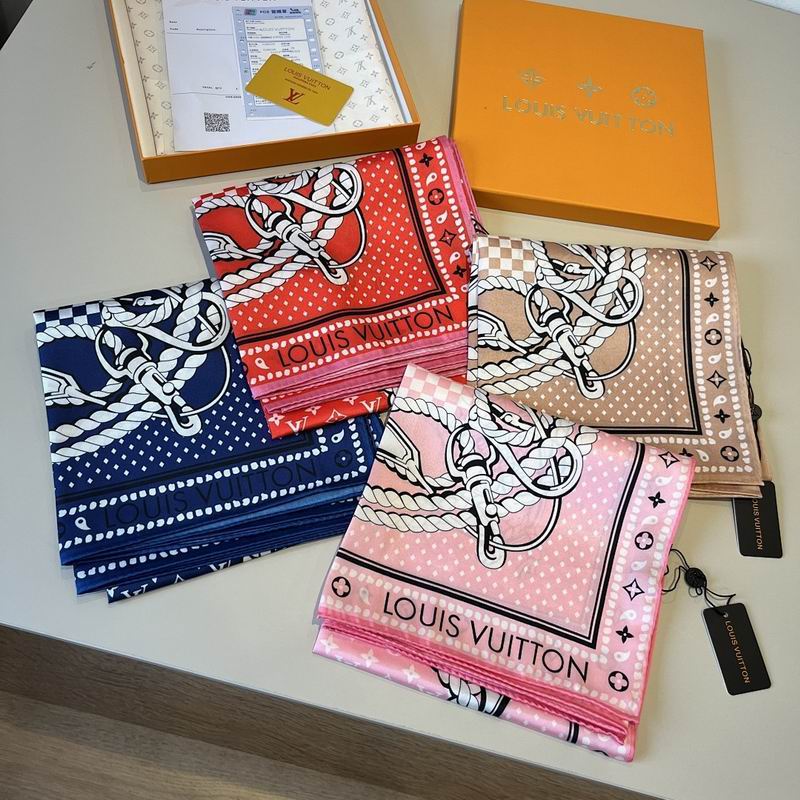 LV silk scarf hm47