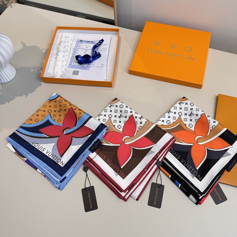 LV silk scarf hm19
