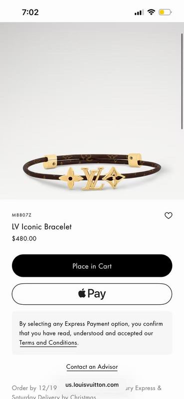 Lv Bracelet 02yxs32